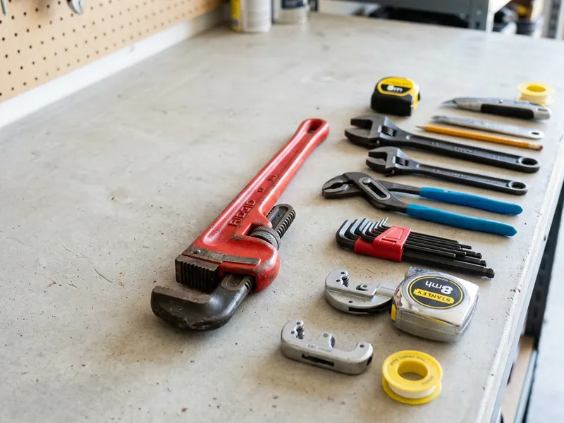 Professional plumbers in Nazareth College, NY equipped with top-tier tools for residential and commercial plumbing services.